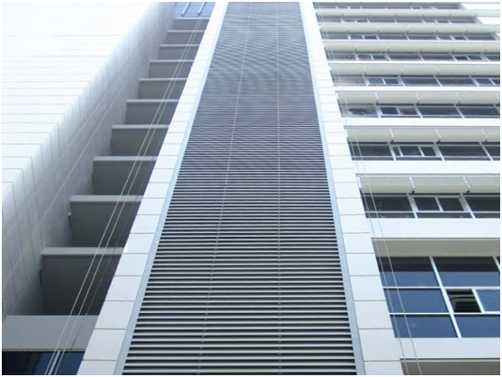 کیس کاربرد ماشین رول فرمینگ لوور معماری